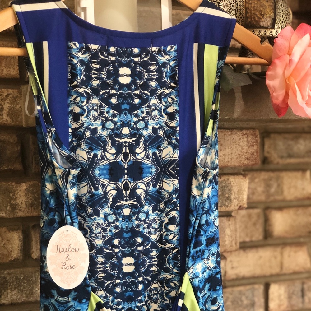 Harlow & Rose Medallion Striped Maxi Dress - Picture 3 of 8